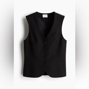 H&M Black Sleeveless Vest Top